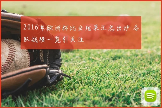 2016年欧洲杯比分结果汇总出炉 各队战绩一览引关注